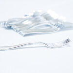 small silver forks - شوكة فضية صغيرة 24 قطعة