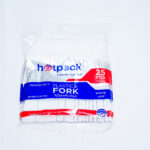 medium strength black plastic forks - شوكة بلاستيكية متوسطة القوة سوداء 25 قطعة IISMPFMDP