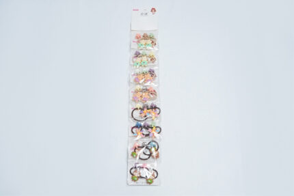 soft hair ties for kids - STRIP CARD F.C072F-263