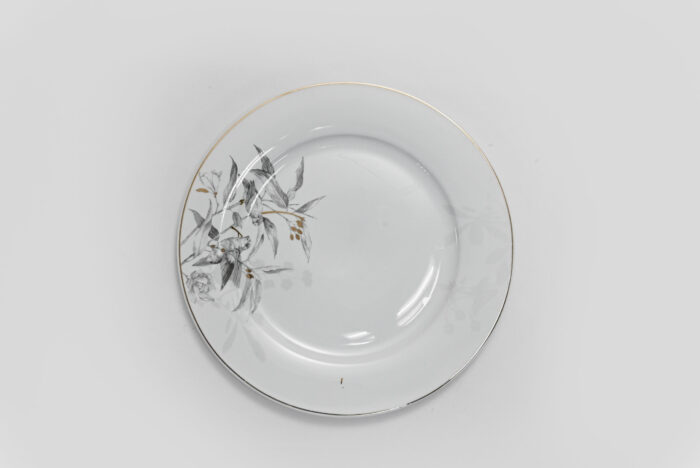 Elegant Round Dinner Plate SC3807 - طبق عشاء دائري أنيق SC3807 – أدوات مائدة متينة وأنيقة