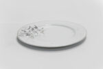 Elegant Round Dinner Plate SC3807 - طبق عشاء دائري أنيق SC3807 – أدوات مائدة متينة وأنيقة