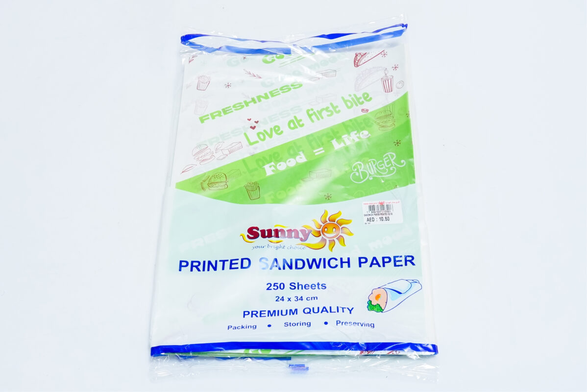 Printed Sandwich Paper for Stylish Food Packaging