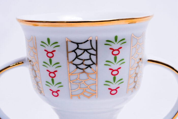 Arabic pattern ceramic mug - MUG -09-SG/BR-10-WH/