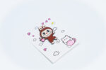 شعار LABUBU DBC606777 أحمر - شعار LABUBU DBC606777 أحمر