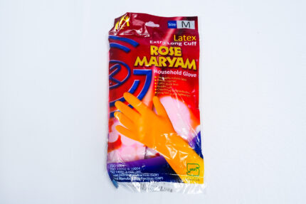 Rose Mary long latex gloves - قفازات روز مريم اللاتكس الطويلة 70140