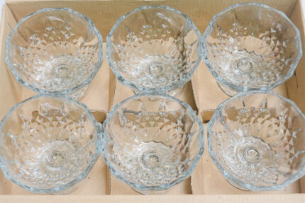 6-piece glass cup set - طقم أكواب زجاجية 6 قطع gs - 1110110