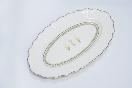 12.73-inch oval serving plate - طبق تقديم بيضاوي 12.73 بوصة