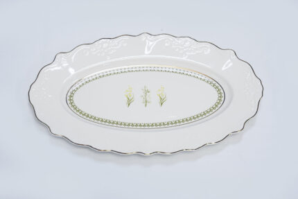 12.73-inch oval serving plate - طبق تقديم بيضاوي 12.73 بوصة