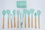 silicone kitchen tool set - طقم أدوات مطبخ سيليكون 12 قطعة
