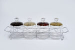 4-piece spice jar set - مجموعة توابل 4 قطع