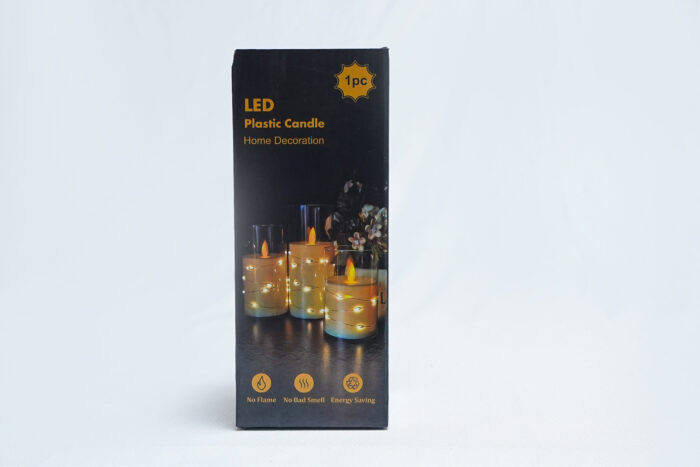 LED Candle 7.6×20CM CZ371 - شمعة LED 7.6×20CM CZ371