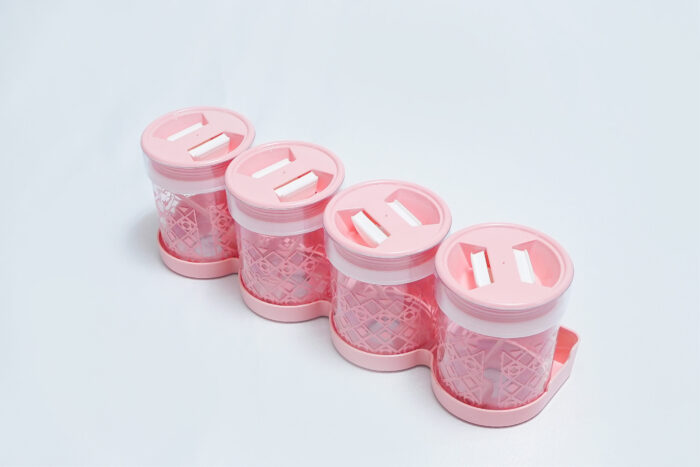 4PC8 739 spice jar set - طقم برطمانات التوابل 4PC8 739