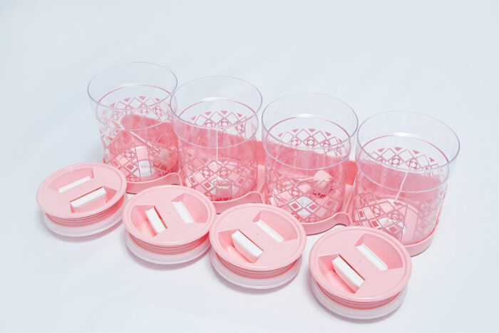 4PC8 739 spice jar set - طقم برطمانات التوابل 4PC8 739