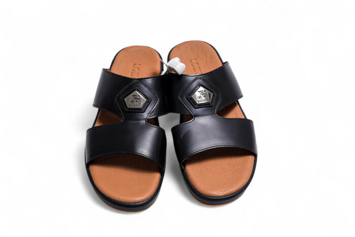 LOROS men's leather slippers - حذاء منزلي للرجال 700-400-100