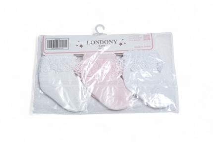 children's socks set - مجموعة جوارب الأطفال 3 قطع