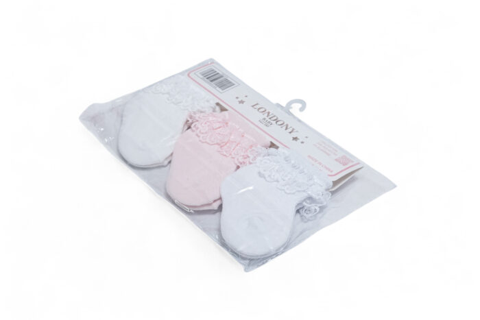 children's socks set - مجموعة جوارب الأطفال 3 قطع