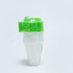 transparent drinking cups 260ml - كوب شفاط شفاف 260 مل 10 قطع