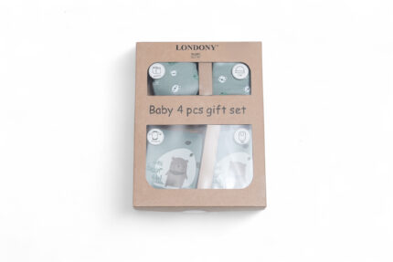 4-piece gift set for babies - طقم هدايا للأطفال 4 قطع NW