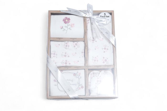 5-piece gift set for newborns - طقم هدايا الأولاد والبنات 5 قطع SETHWB112