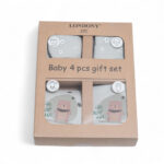 4-piece gift set for newborns - طقم هدايا للأطفال 4 قطع NW