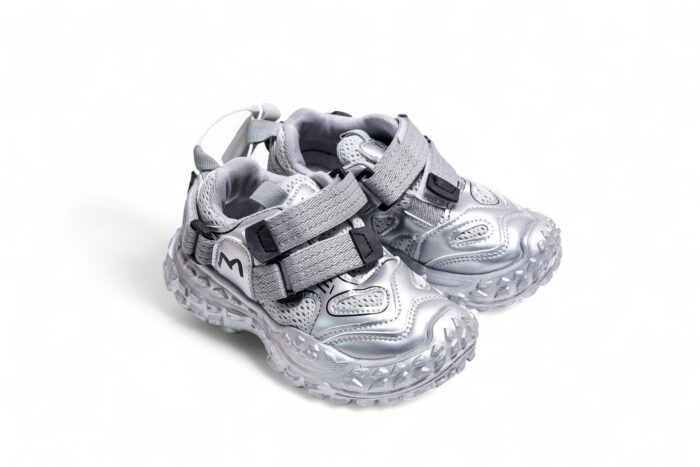 KLD3111 silver kids' sports shoes - أحذية الأطفال KLD3111