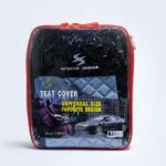 car seat covers set - طقم أغطية مقاعد السيارة + غطاء عجلة القيادة