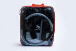 car seat covers set - طقم أغطية مقاعد السيارة + غطاء عجلة القيادة