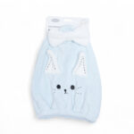 blue hair towel for kids - منشفة شعر (زرقاء) HAE-2311837
