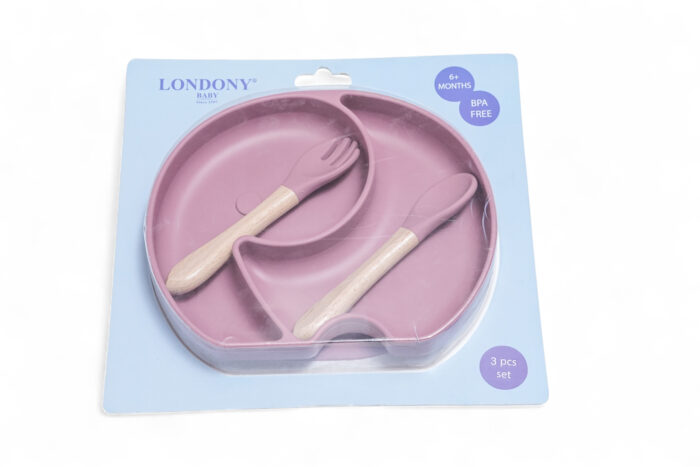 silicone feeding set for kids - طقم ELEPHANT 3 قطع SR4