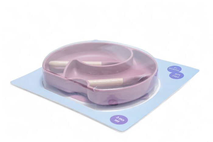 silicone feeding set for kids - طقم ELEPHANT 3 قطع SR4