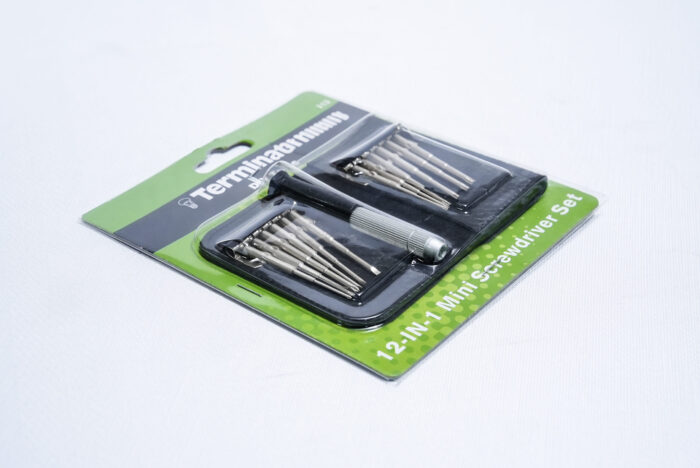 12-piece precision screwdriver set - طقم مفكات صغيرة 12 قطعة من TERMINATOR