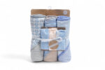 3-piece bath towel set with hood - منشفة حمام 3 قطع مع غطاء