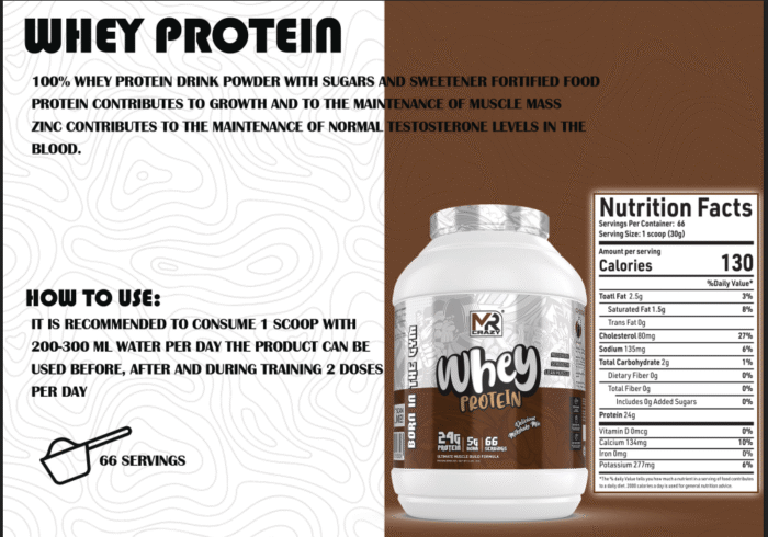 Whey Protein Isolate Chocolate - بروتين مصل اللبن (شوكولاتة)