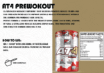 AT4 Pre Workout - AT4 PRE WORKOUT (blueberry lemon)