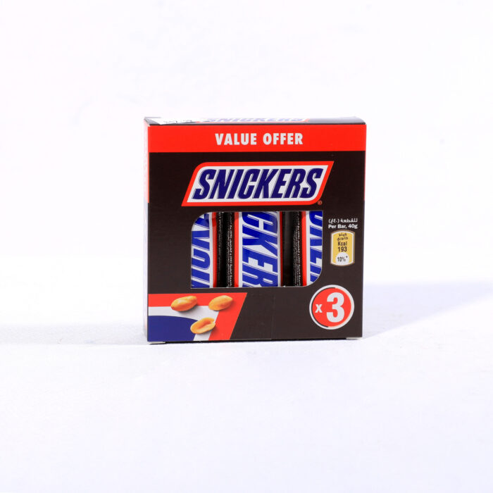 SNICKERS X3 wafer rolls - لفائف الوافر من SNICKERS X3