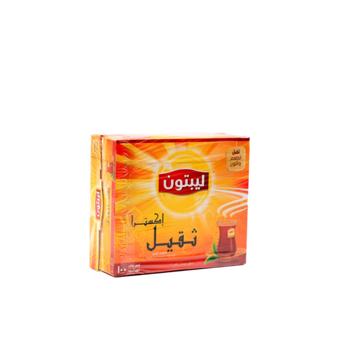 Strong Lipton Black Tea - شاي ليبتون الأسود القوي 100 كيس