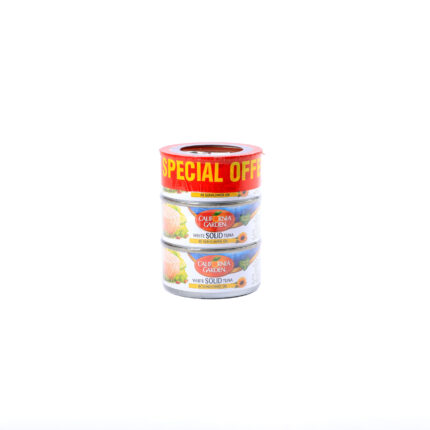 California Garden Solid White Tuna - تونة كاليفورنيا جاردن البيضاء الصلبة في زيت عباد الشمس