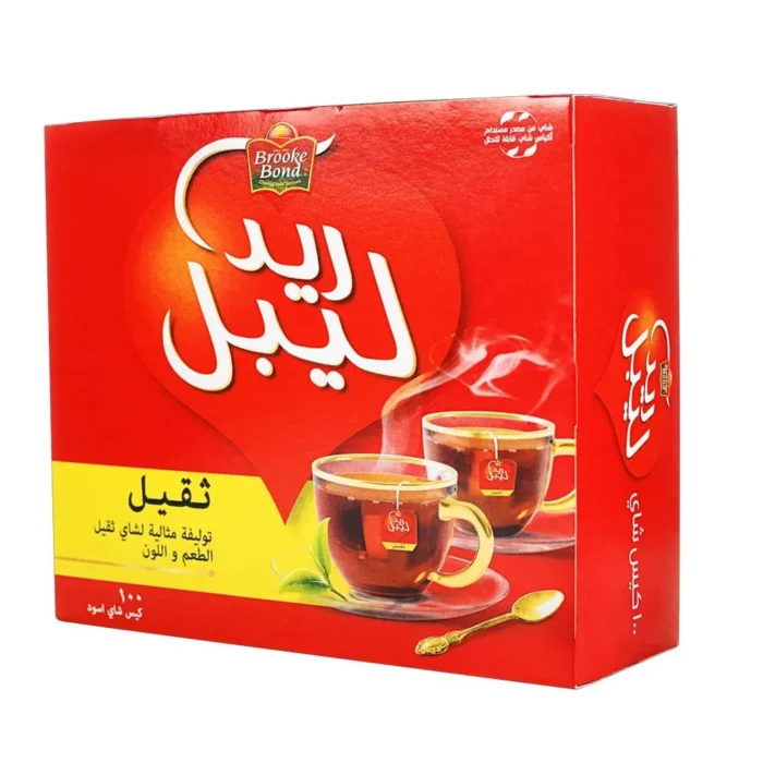 Red Label Strong 100 tea bags - ريد ليبل سترونغ 100