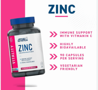 Zinc Chelated Bisglycinate - APPLIED NUTRITION Zinc Chelated Bisglycinate
