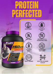 RUN ISO WHEY مع كولستروم - RUN (RISE UP NUTRITION) ISO WHEY مع كولستروم