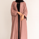 pink abaya - عباية باللون الوردي