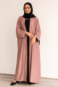 pink abaya - عباية باللون الوردي