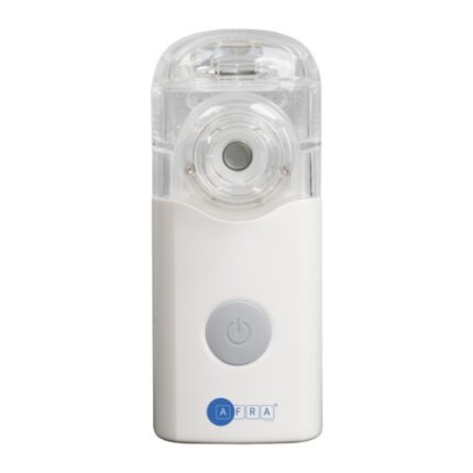 AFRA Japan Nebulizer AF-401MN - AFRA Japan, جهاز النيبوليزر الشبكي, AF-401MN, أبيض, بطارية AA, مع ملحقات, ضمان لمدة سنتين