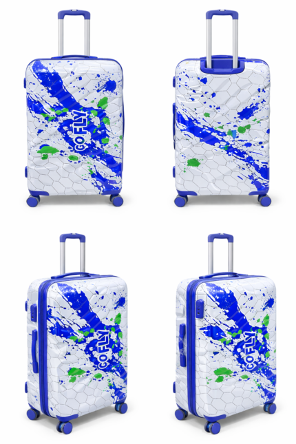 TROLLEY 28 DOUBLE ZIP PC6-BLUE - TROLLEY 28 DOUBLE ZIP PC6-BLUE