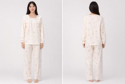 two-piece women's pajama set - طقم بيجامة نسائي من قطعتين