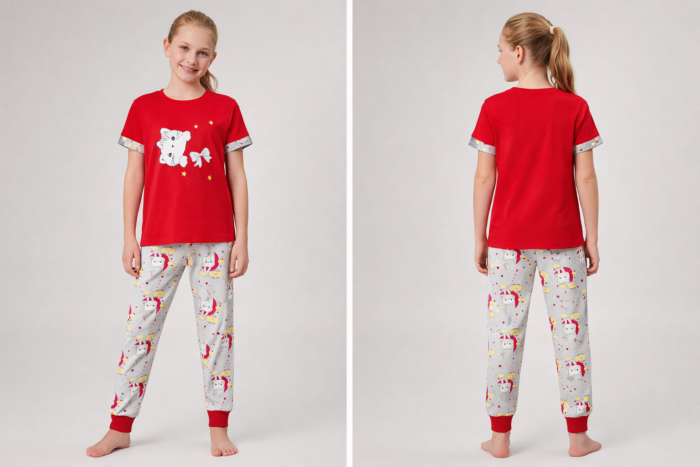 kids pajama set - طقم بيجاما للأطفال مصمم للراحة والاستخدام اليومي