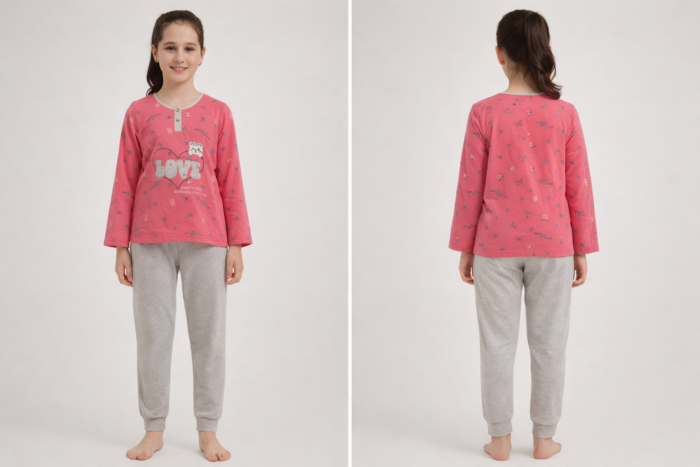 Kids Girls Pajama Set - Kids Girls Pajama Set