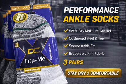 Fit for Me Performance Ankle Socks - Fit for Me Performance Ankle Socks