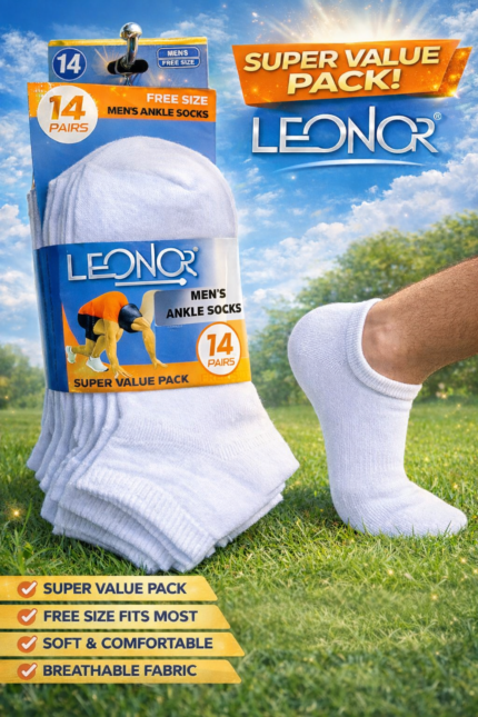 Men’s White Ankle Socks - Men’s White Ankle Socks
