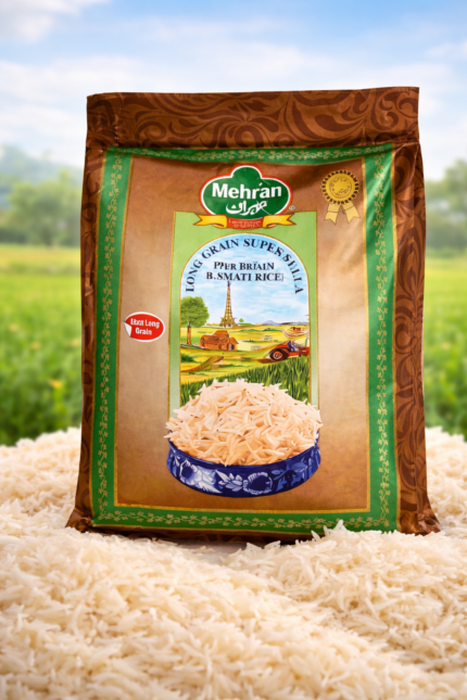 Mehran Long Grain Supersella Basmati Rice - Mehran Long Grain Supersella Basmati Rice 5kg